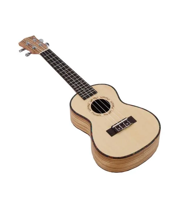 Spruce Zebra Wood Soprano Ukulele