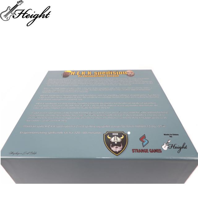 Free Sample Designer Customized Board Game Paper Printing