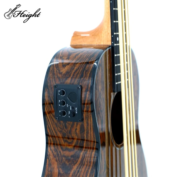 UBBF04 Ukulele Mahogany U Bass Black Tuners