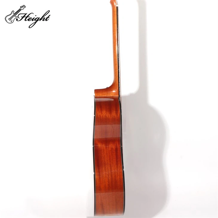Wave Pattern Spruce Wood Acoustic Guitar