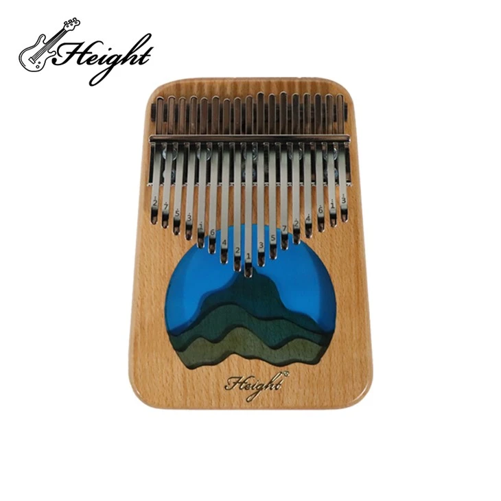 Wooden Kalimba 17 Key Musical Toys For Kids
